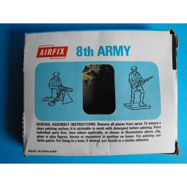 AIRFIX BLUE BOX 8 TH ARMY