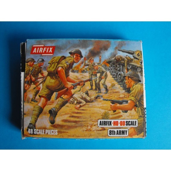 AIRFIX BLUE BOX 8 TH ARMY