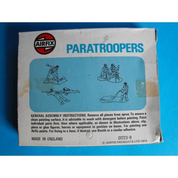 AIRFIX BLUE BOX  PARATROOPERS