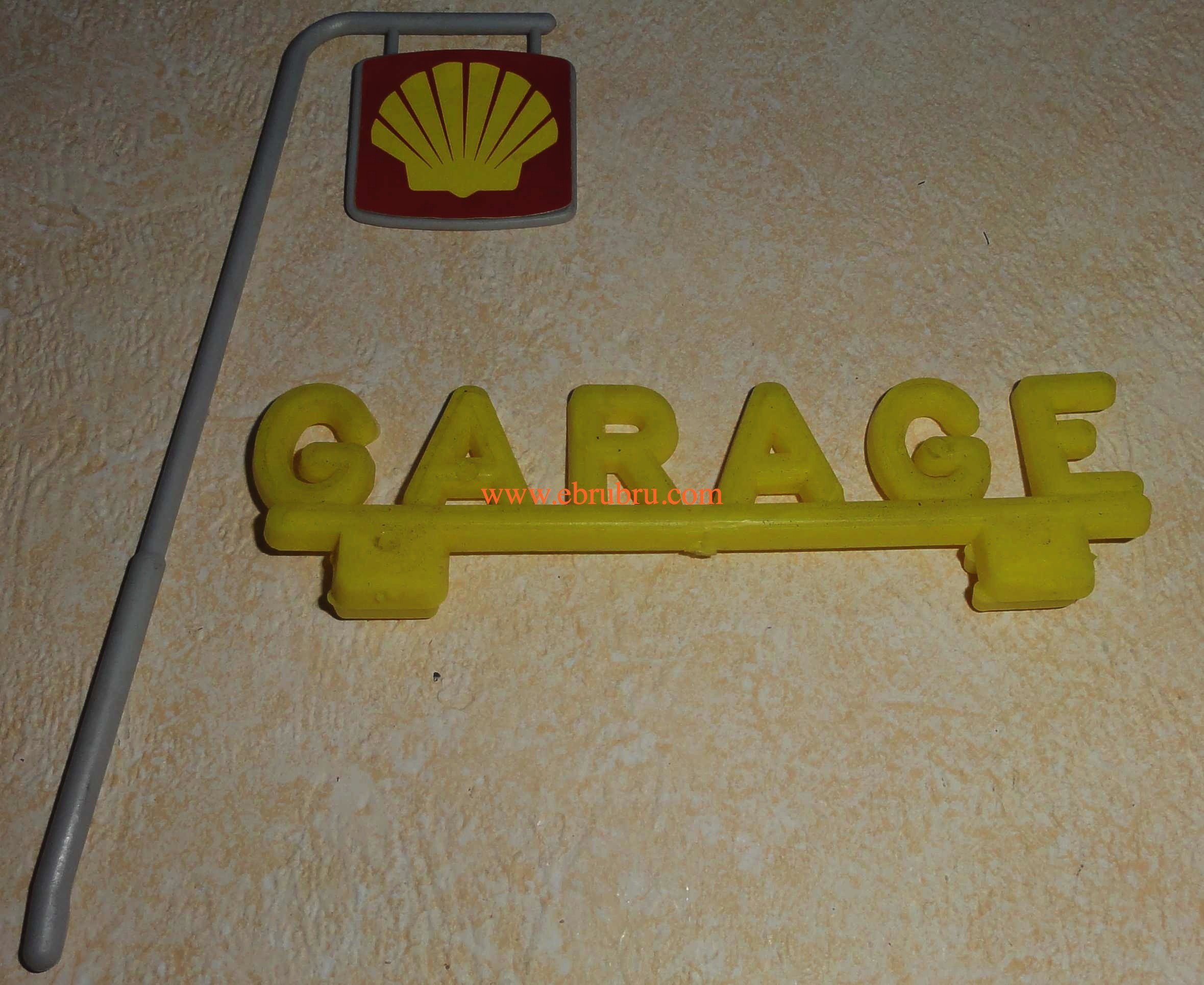 Enseigne Garage et Fanion SHELL Starlux