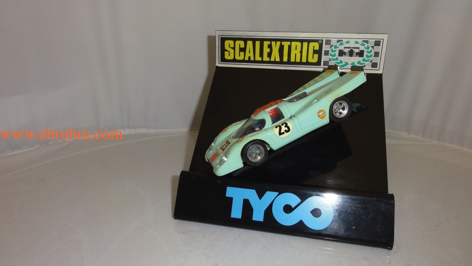 Presentoir exposition Scalextric Tyco rare