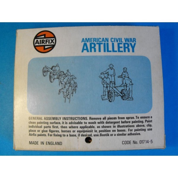 AIRFIX BLUE BOX AMERICAN CIVIL WAR ARTILLERY