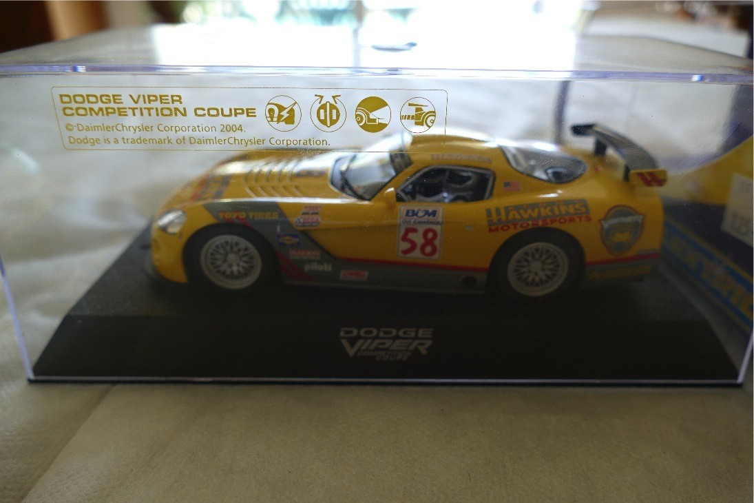 SCALEXTRIC REF C2795 DODGE VIPER COMPETION COUPE KENNY HAWKINS MOTORSPORTS N°58