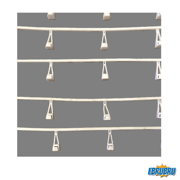 Barrières de sécurité blanche - Lot de 10 - SCALEXTRIC