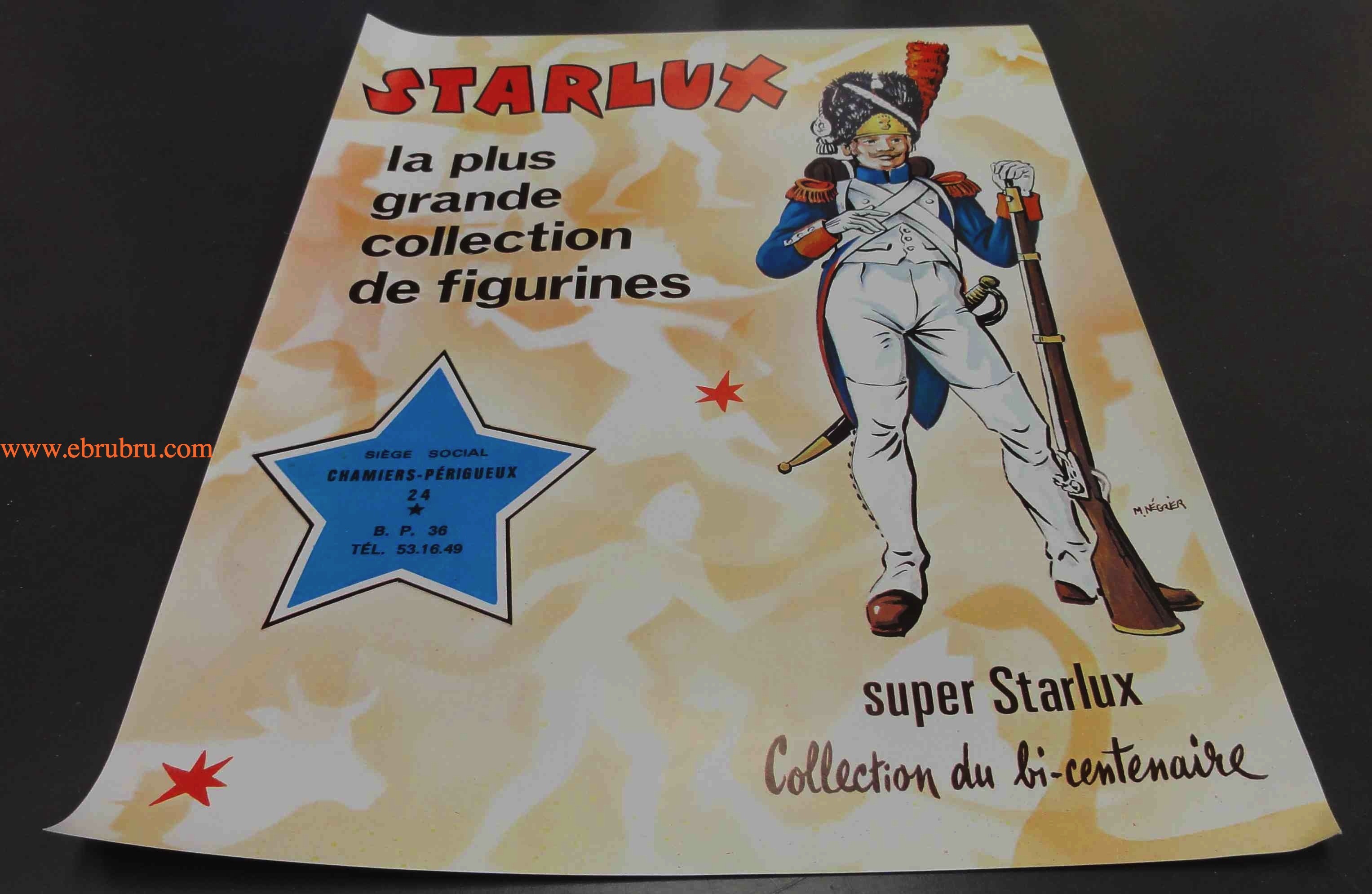 TROIS AFFICHES STARLUX ORIGINALE