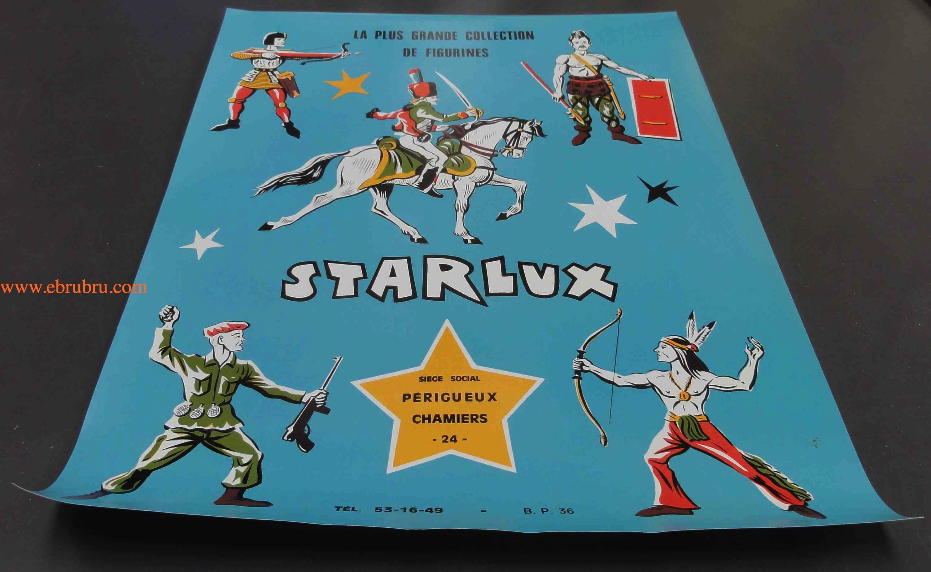 TROIS AFFICHES STARLUX ORIGINALE