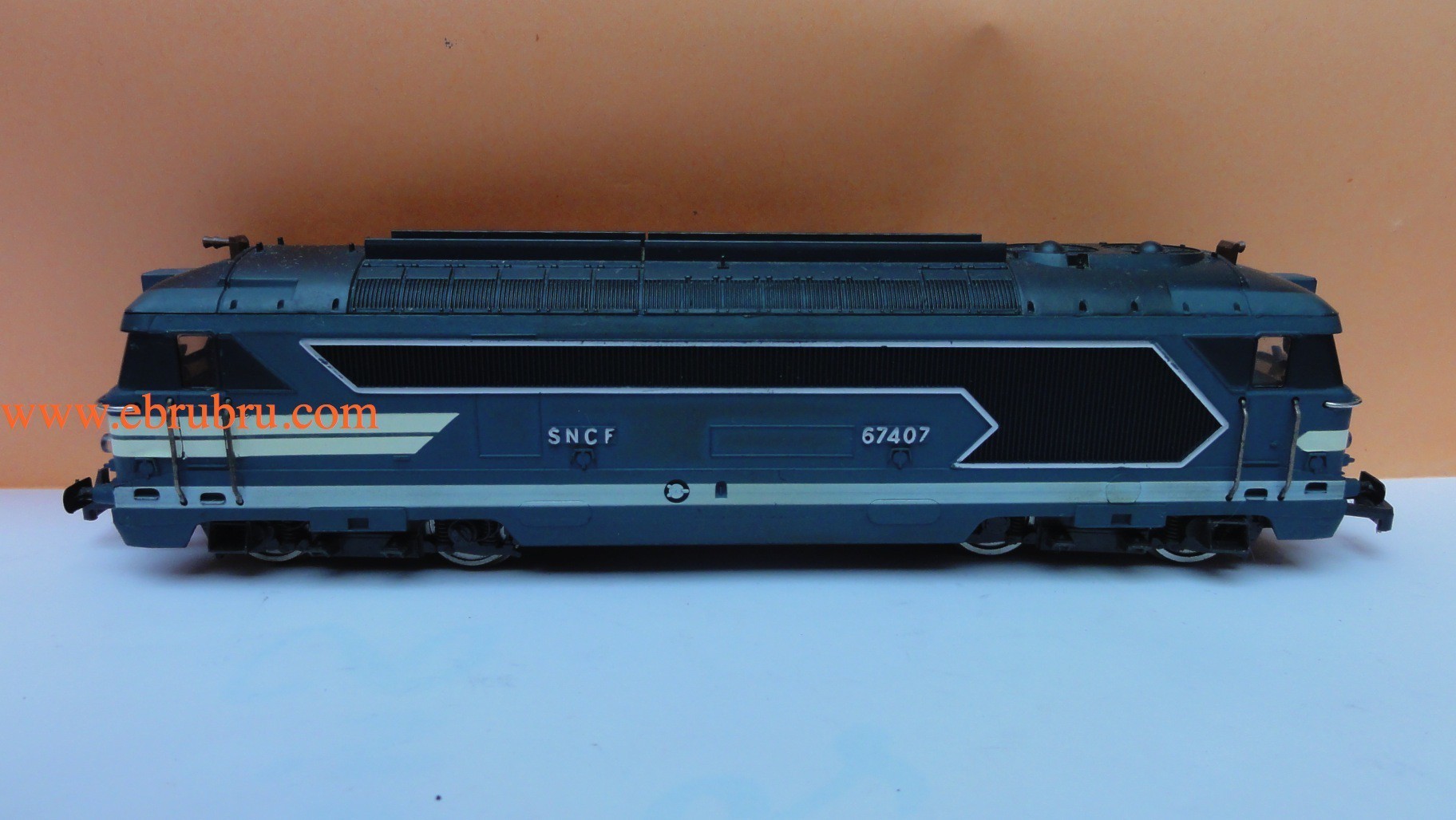 BB 67407 bleue Locomotive Sncf diesel Jouef ref 8539