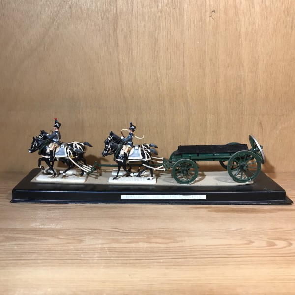 MDM empire 40mm Attelage 4 chevaux caisson de munition