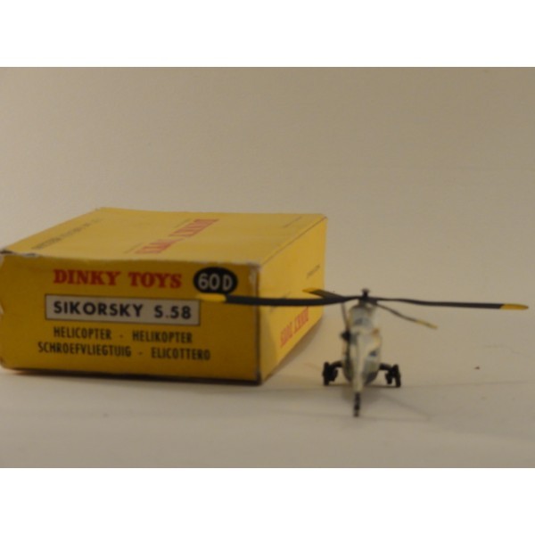 HELICOPTER SIKORSKY S.58  DINKY TOYS RÉF 60 D  1/43