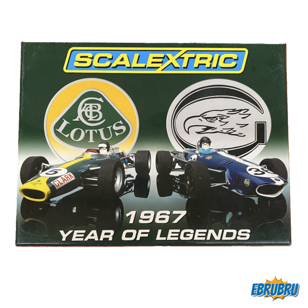 Scalextric Set YEAR OF LEGENDS 1967 mit Lotus und Weslake V-12 Art. C2923A