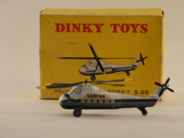 HELICOPTER SIKORSKY S.58  DINKY TOYS RÉF 60 D  1/43