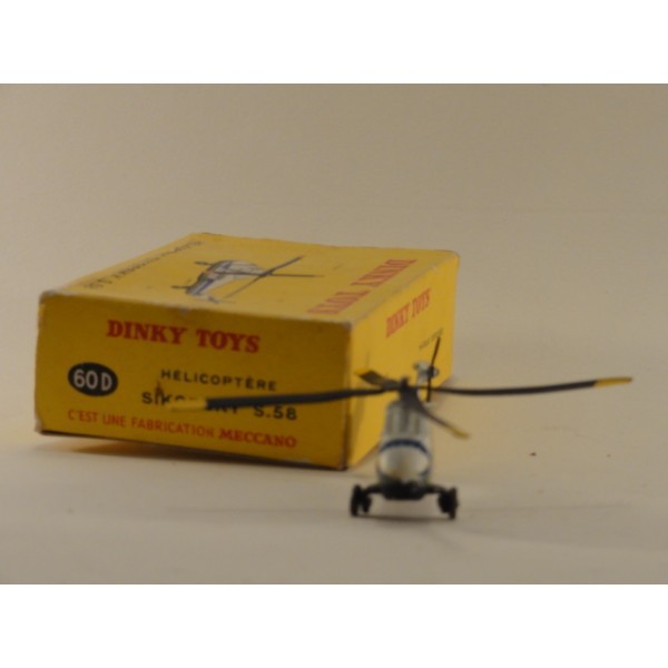 HELICOPTER SIKORSKY S.58  DINKY TOYS RÉF 60 D  1/43