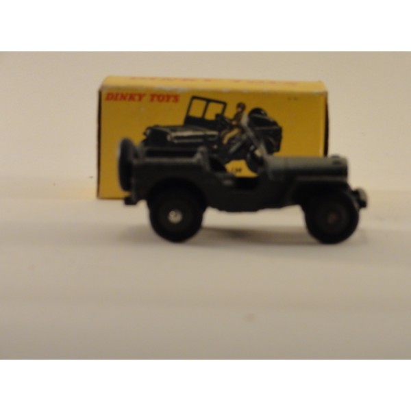 JEEP HOTCHKISS WILLYS DINKY TOYS RÉF 80 BP MILITAIRE 1/43