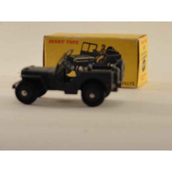 JEEP HOTCHKISS WILLYS DINKY TOYS RÉF 80 BP MILITAIRE 1/43