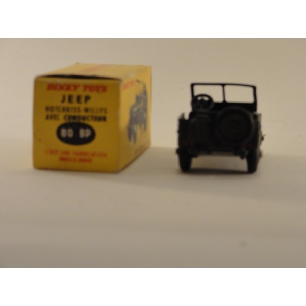 JEEP HOTCHKISS WILLYS DINKY TOYS RÉF 80 BP MILITAIRE 1/43