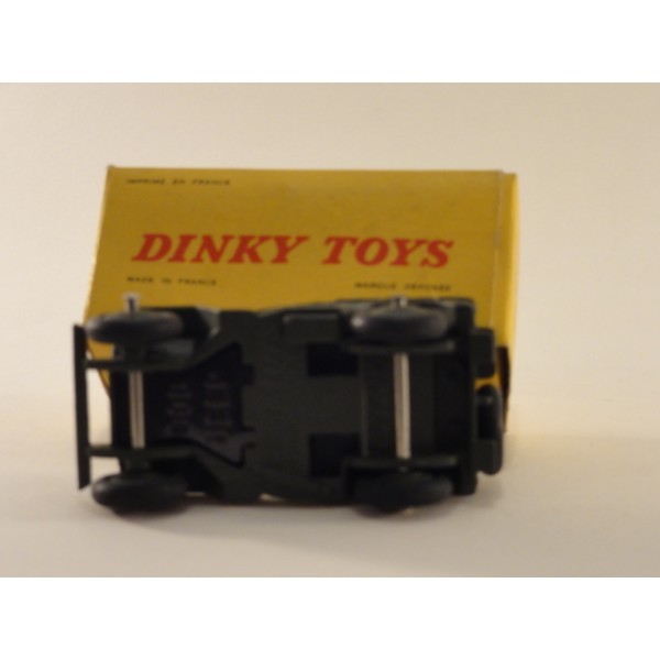 JEEP HOTCHKISS WILLYS DINKY TOYS RÉF 80 B MILITAIRE 1/43