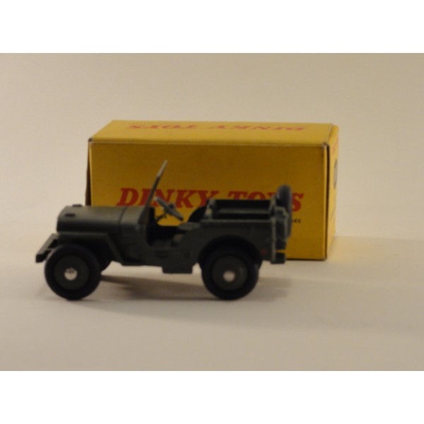 JEEP HOTCHKISS WILLYS DINKY TOYS RÉF 80 B MILITAIRE 1/43