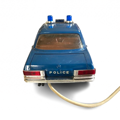 Mercedes 450 SE Police bleu RICO 