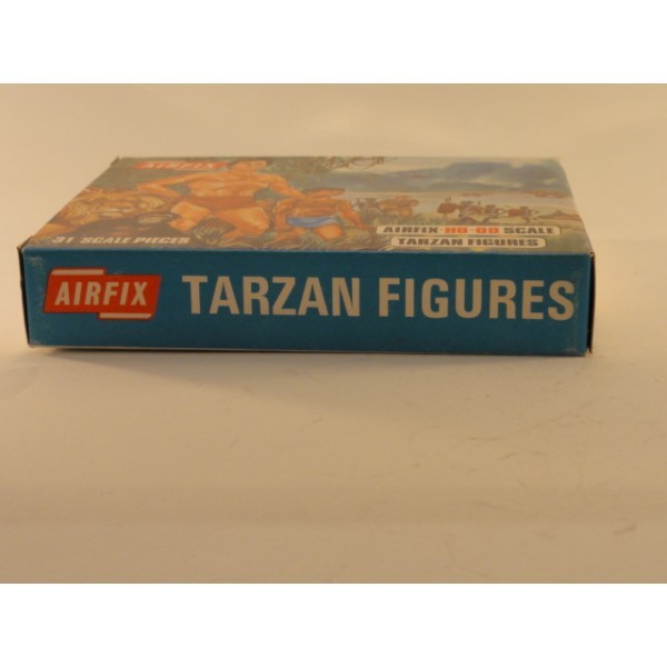 AIRFIX TARZAN FIGURES  HO & OO SCALE BLUE BOX TYPE 2  REF S33 - 50