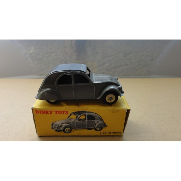 VOITURE 2CV CITROEN  DINKY TOYS RÉF 24 T GRISE