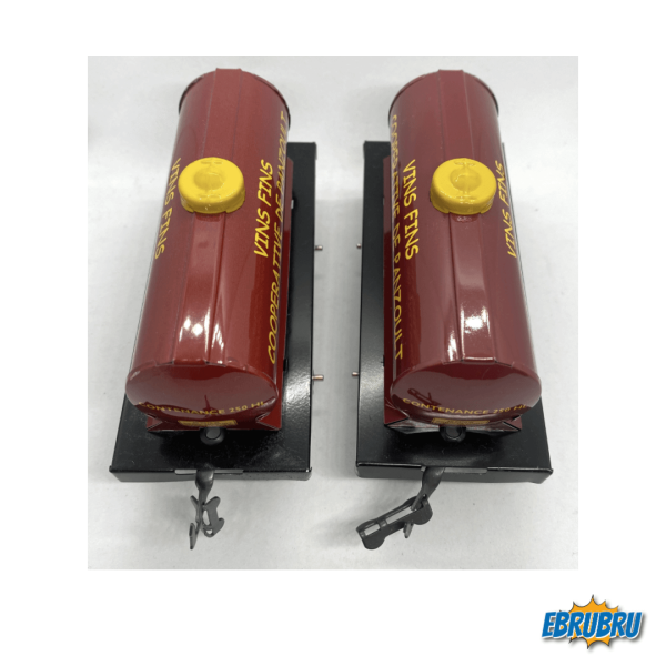 Wagons citernes Vins fins coopérative de Panzoult HORNBY Hachette