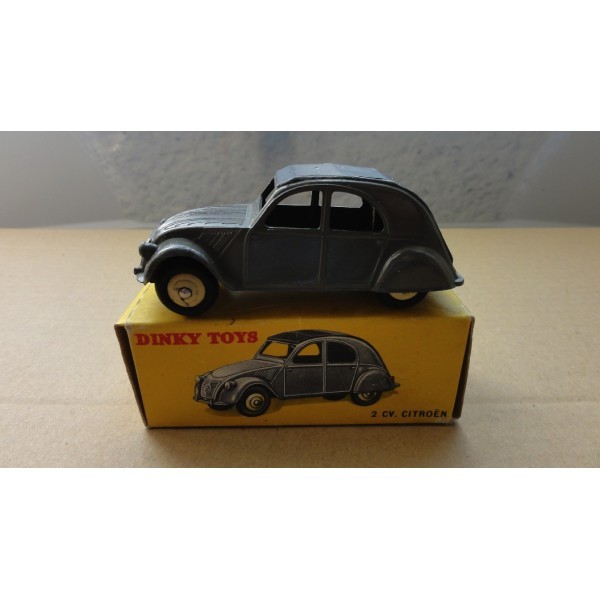 VOITURE 2CV CITROEN  DINKY TOYS RÉF 24 T GRISE