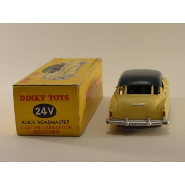 BUICK ROADMASTER BERLINE  DINKY TOYS RÉF 24 V VERT/CRÈME