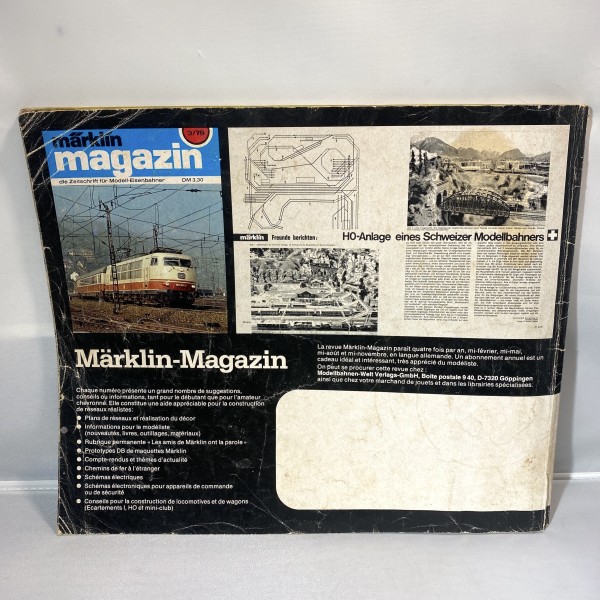 CATALOGUE ANNÉE 80 MARKLIN