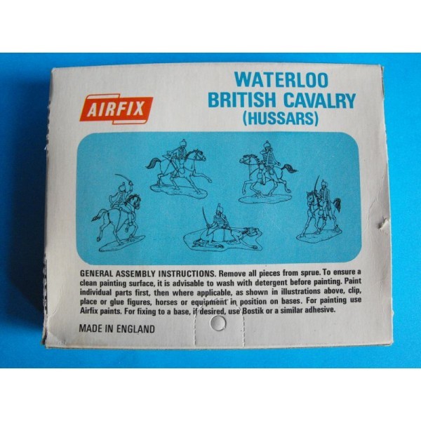 AIRFIX BLUE BOX WATERLOO BRITISH CAVALRY