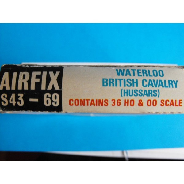 AIRFIX BLUE BOX WATERLOO BRITISH CAVALRY