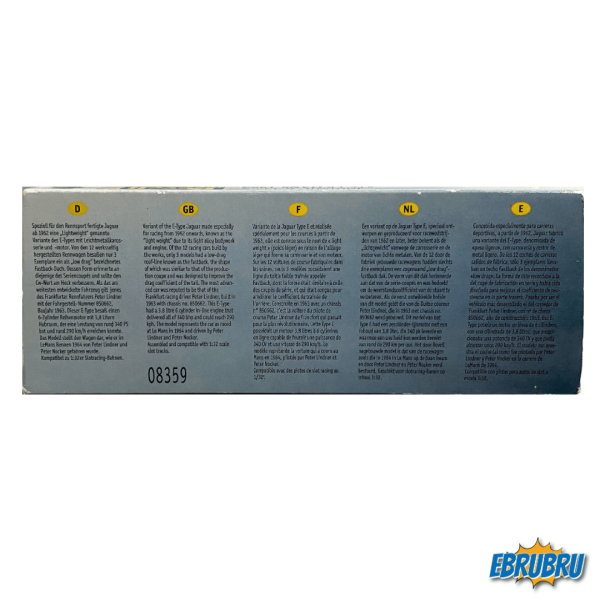 Jaguar E Type N 16 Le Mans 1964 REVELL 08359 