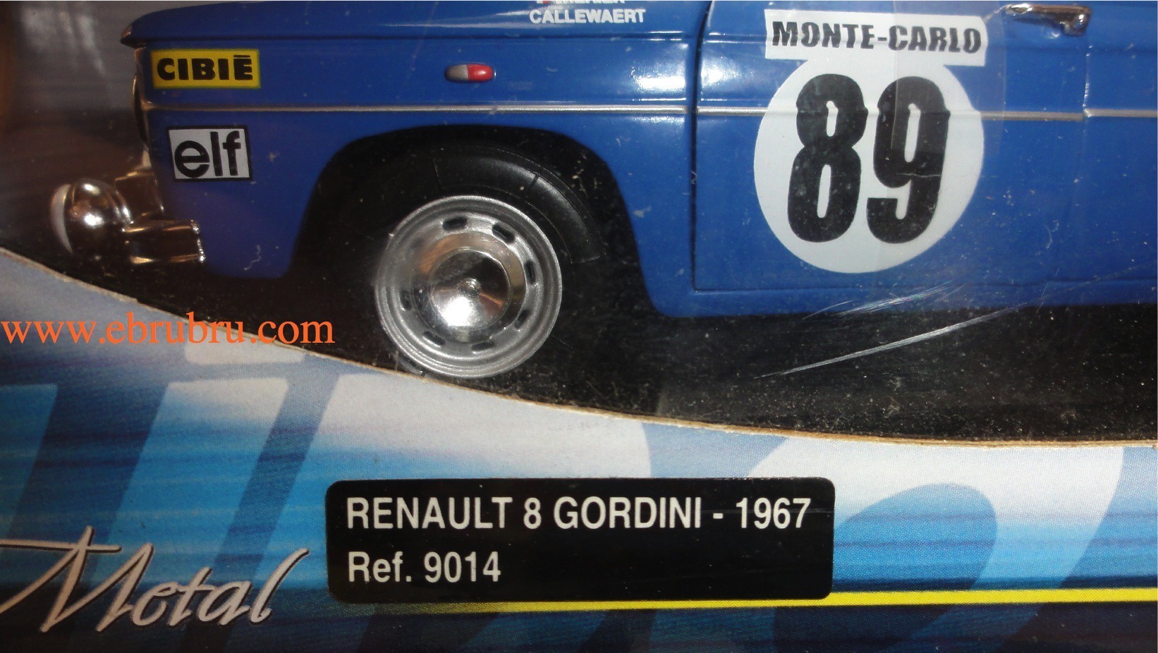 Voiture 1/18 renault 8 Gordini 1967 Solido ref 9014