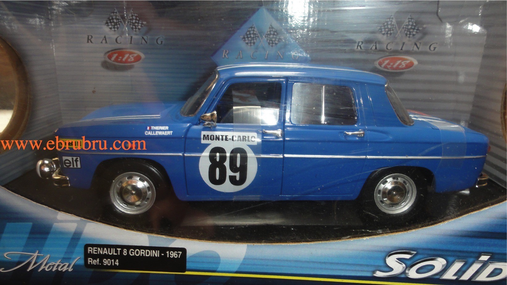 Voiture 1/18 renault 8 Gordini 1967 Solido ref 9014