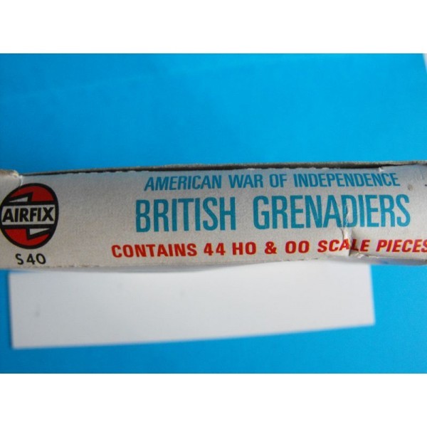 AIRFIX BLUE BOX BRITISH GRENADIERS AMERICAN WAR