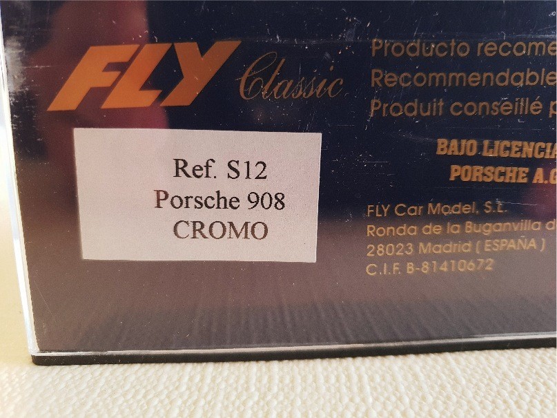 FLY REF S12 PORSCHE 908 CROMO