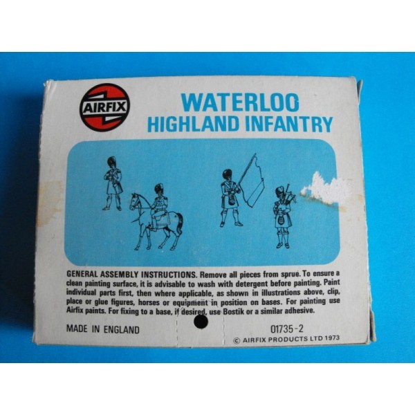 AIRFIX BLUE BOX WATERLOO HIGHLAND INFANTRY