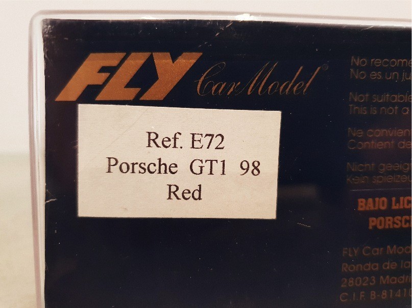 FLY E 72 PORSCHE GT1 918 RED