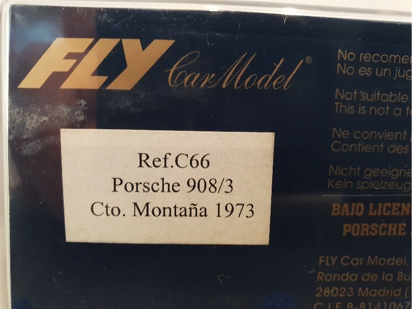 FLY C66 PORSCHE 908 CAMPEON MONTANA