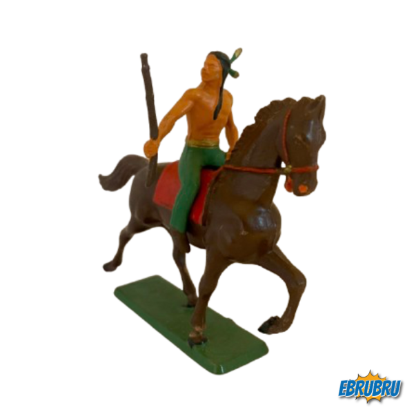 CAVALIER INDIEN FUSIL A LA MAIN  STARLUX 423