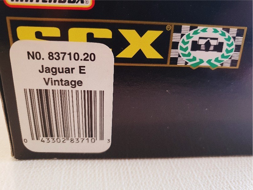 SCALEXTRIC SCX VINTAGE REF 83710.20 JAGUAR E