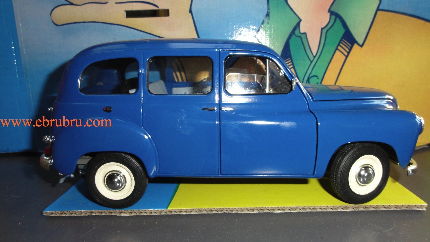 Renault Colorale Prairie 1953 bleu 