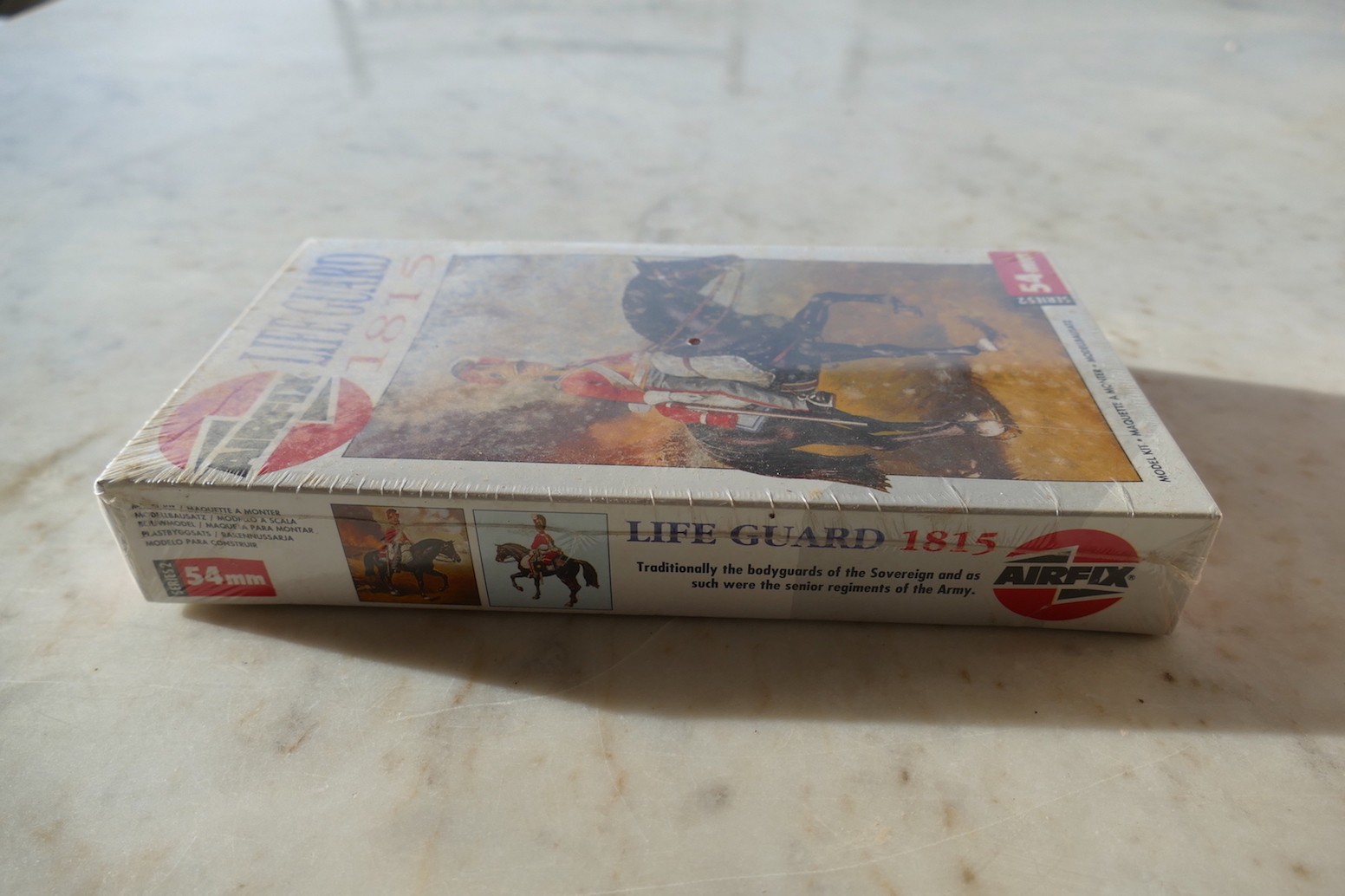 LIFE GUARD 1815  AIRFIX KIT 54 mm sous Blister réf 02556