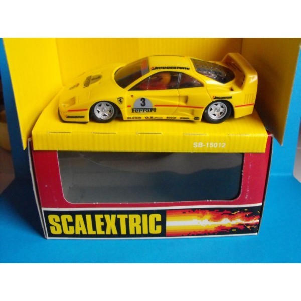 FERRARI F 40 JAUNE SCALEXTRIC EXIN SPAIN