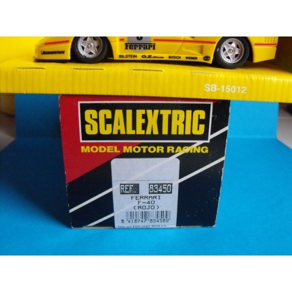 FERRARI F 40 JAUNE SCALEXTRIC EXIN SPAIN