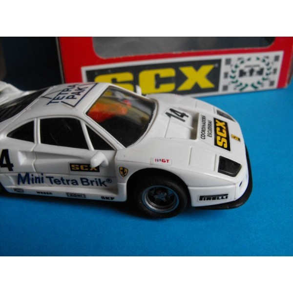 FERRARI F 40 SCALEXTRIC ESPAGNE EXIN TETRA PAK