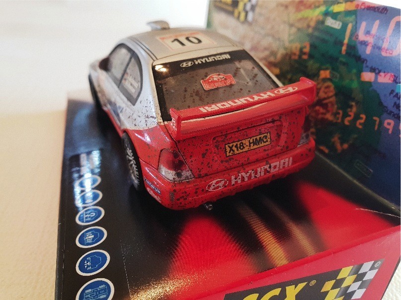 SCALEXTRIC REF 61200 Hyundai Accent WRC « dirt effect »