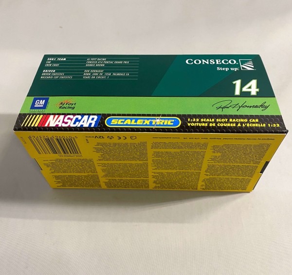 Pontiac Frand Prix n°14 AJ Foyt Racing Ron Hornaday Conseco Nascar SCALEXTRIC C2376
