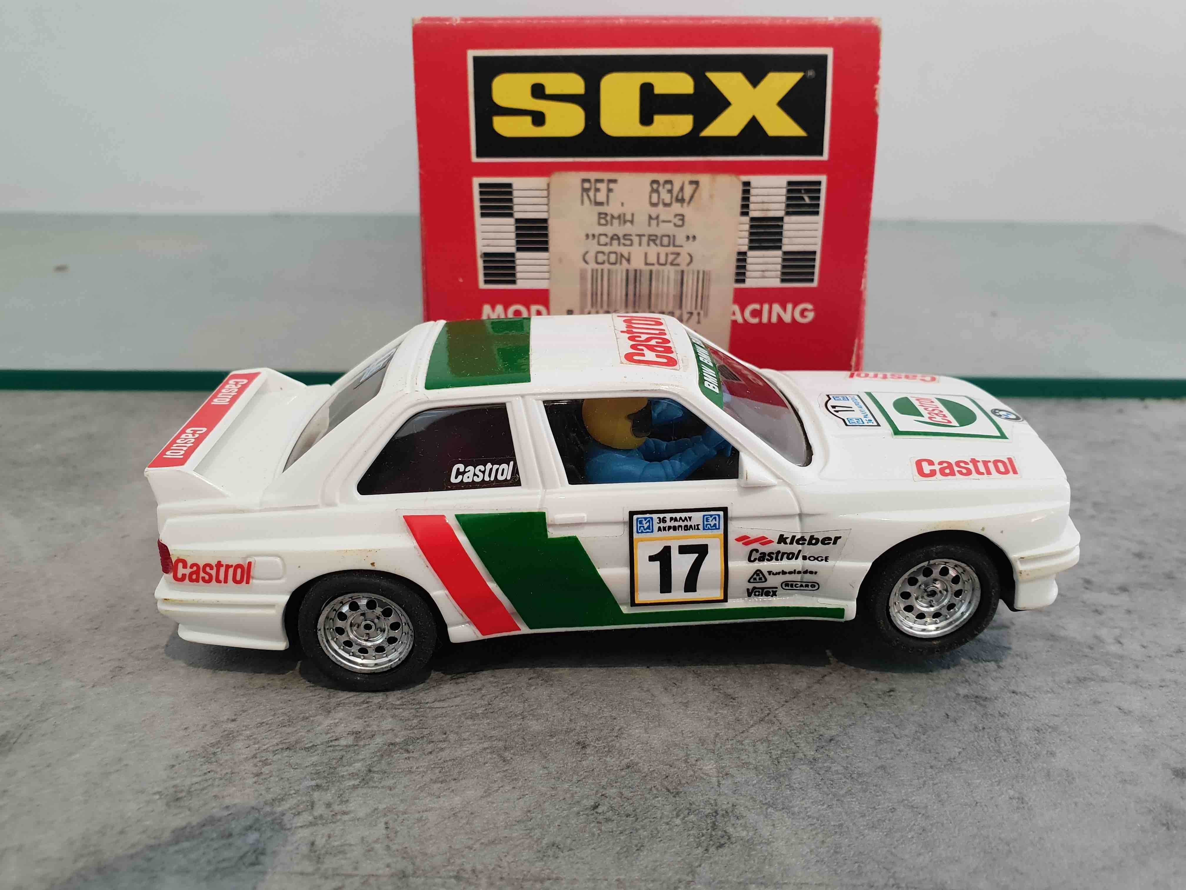 SCALEXTRIC REF 8347 SCX BMW M3 CASTROL  CON LUZ