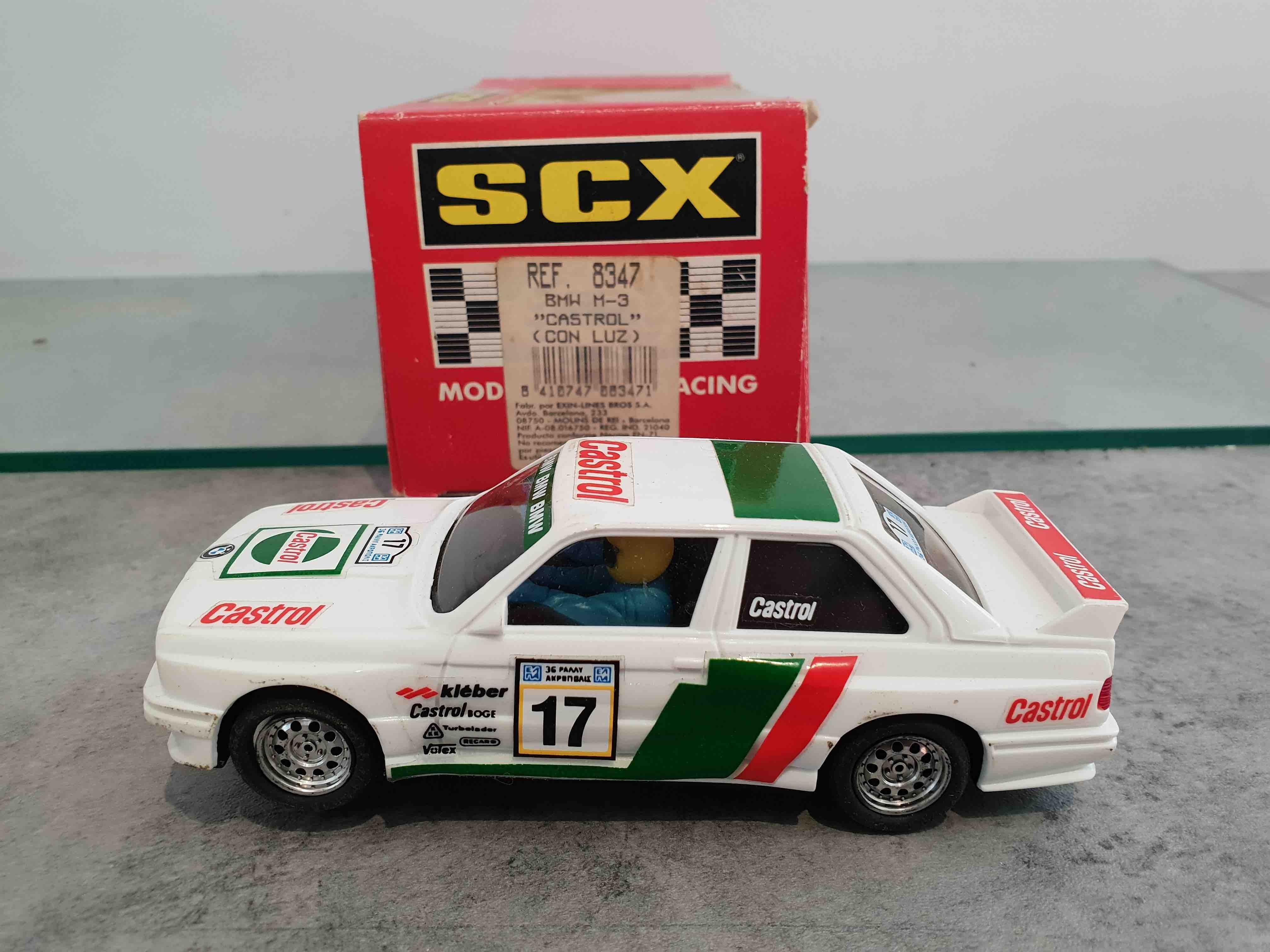 SCALEXTRIC REF 8347 SCX BMW M3 CASTROL  CON LUZ