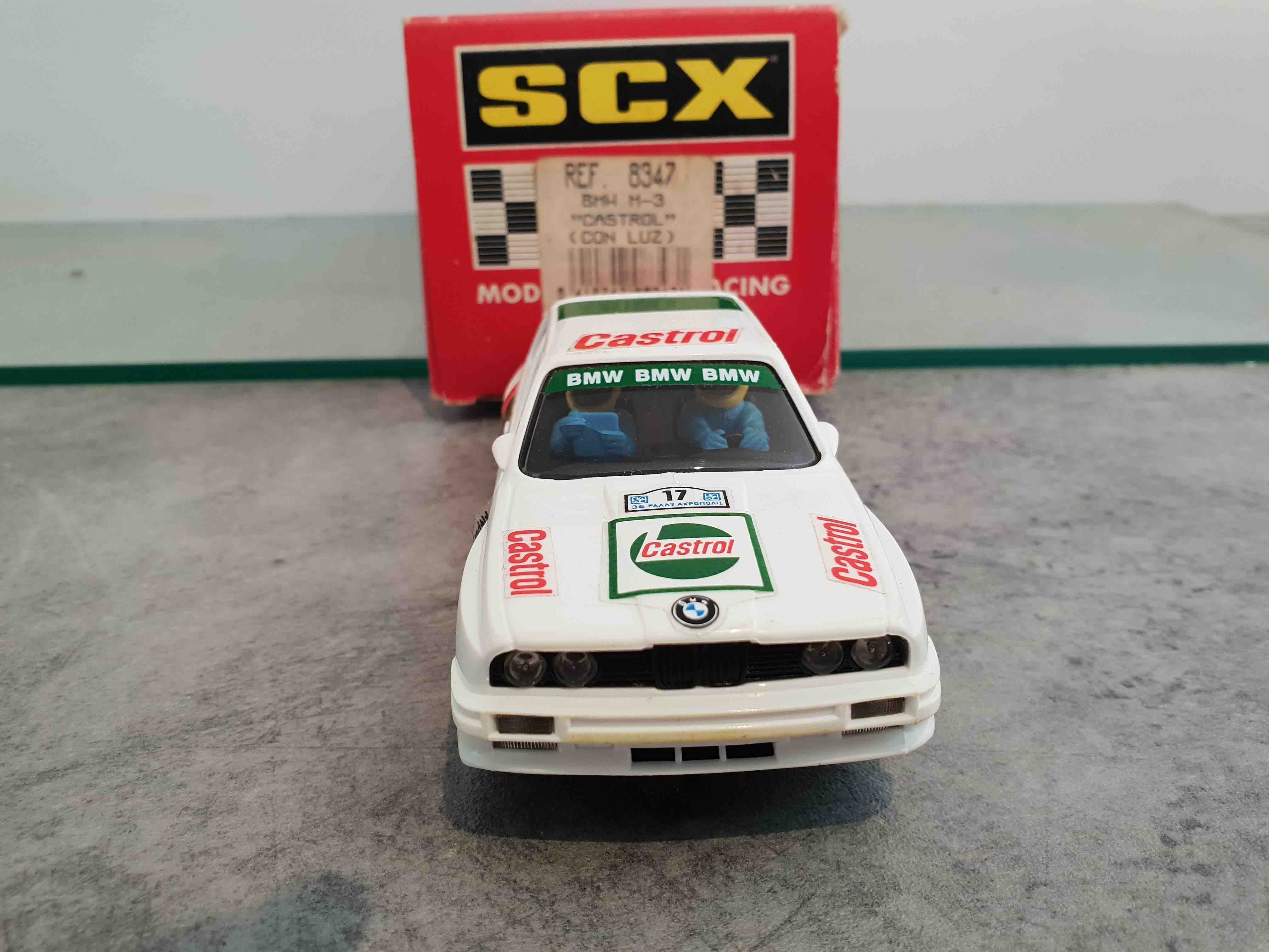 SCALEXTRIC REF 8347 SCX BMW M3 CASTROL  CON LUZ